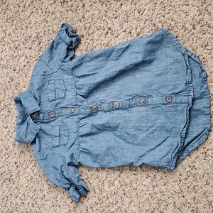 Girls denim dress